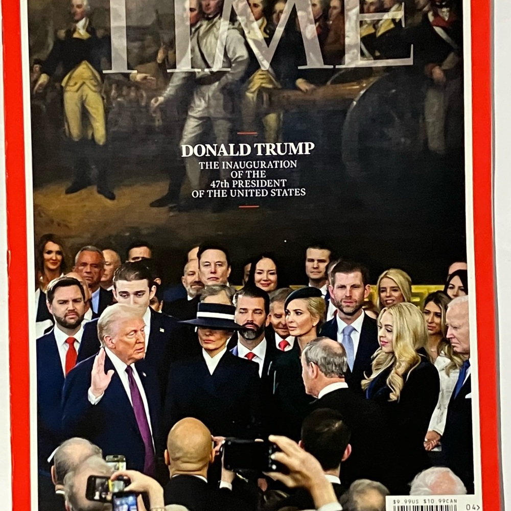 Time Magazine Donald Trump The Inauguration of 47Th President of U.S. *New*